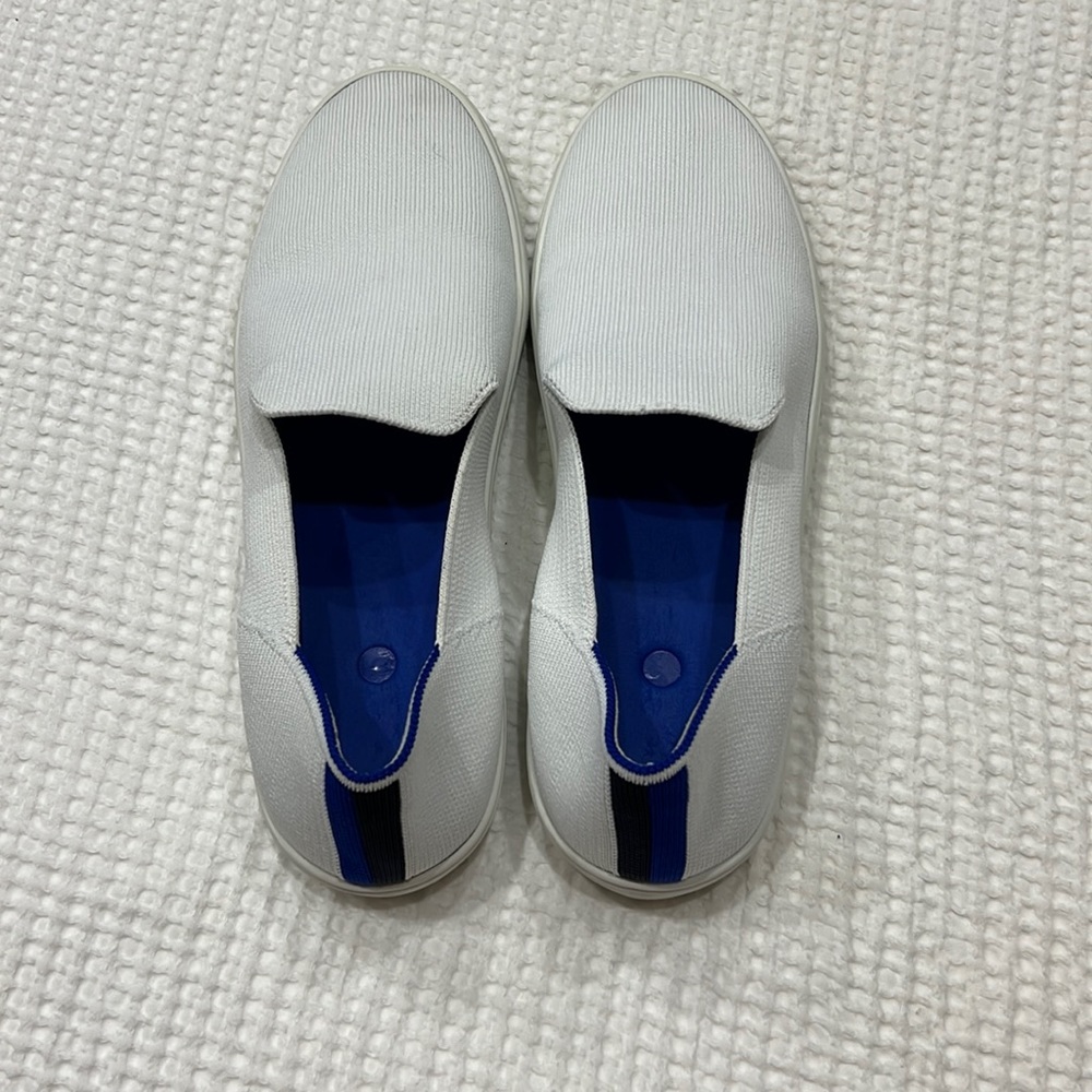 Rothy’s White Slip-On Sneakers